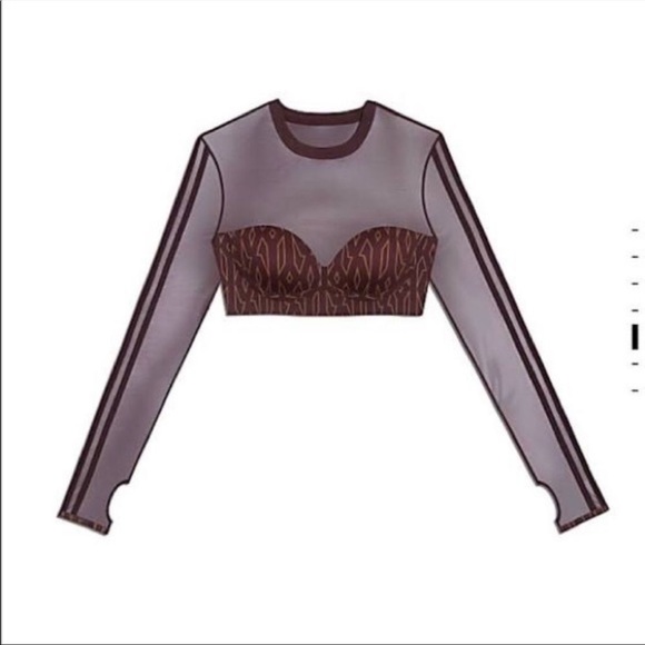 adidas x IVY Park Mesh crop top - Picture 2 of 7